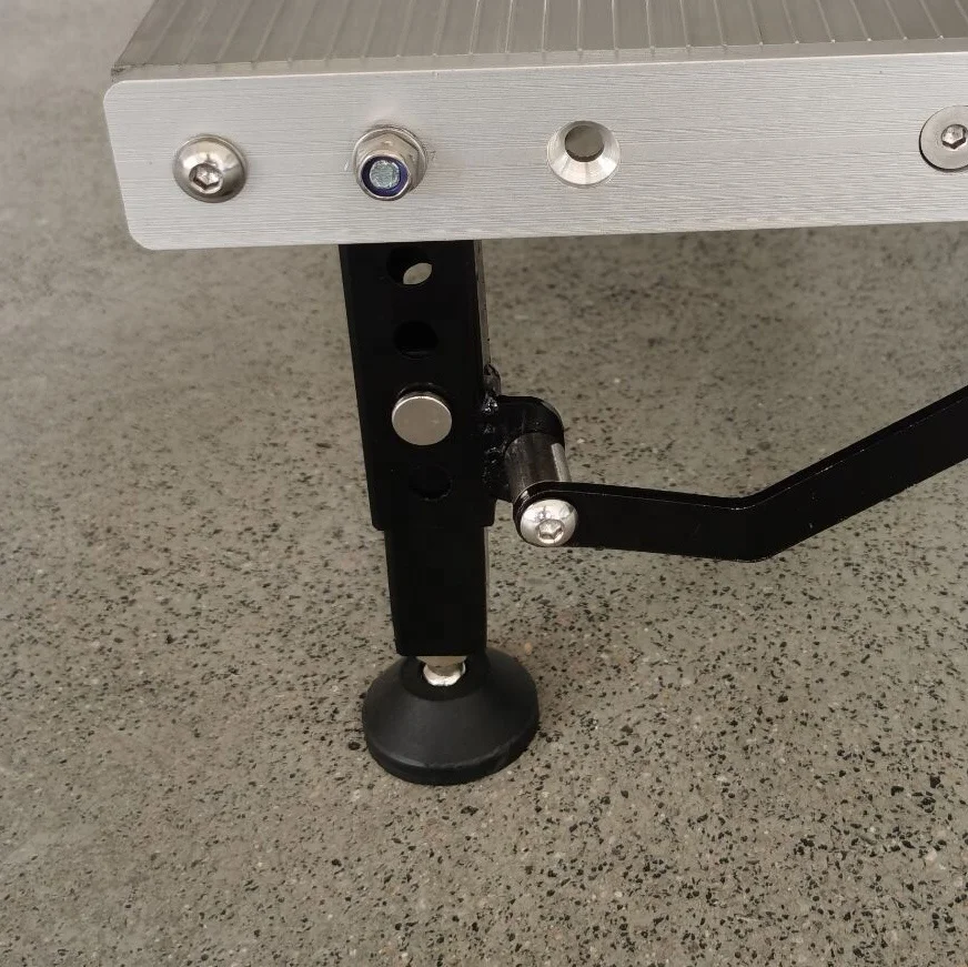 TYTXRV OEM High Quality RV Exterior Accessories Double Support Trailer Camper Step Accessories Five-Layer Folding Step Firm Feet