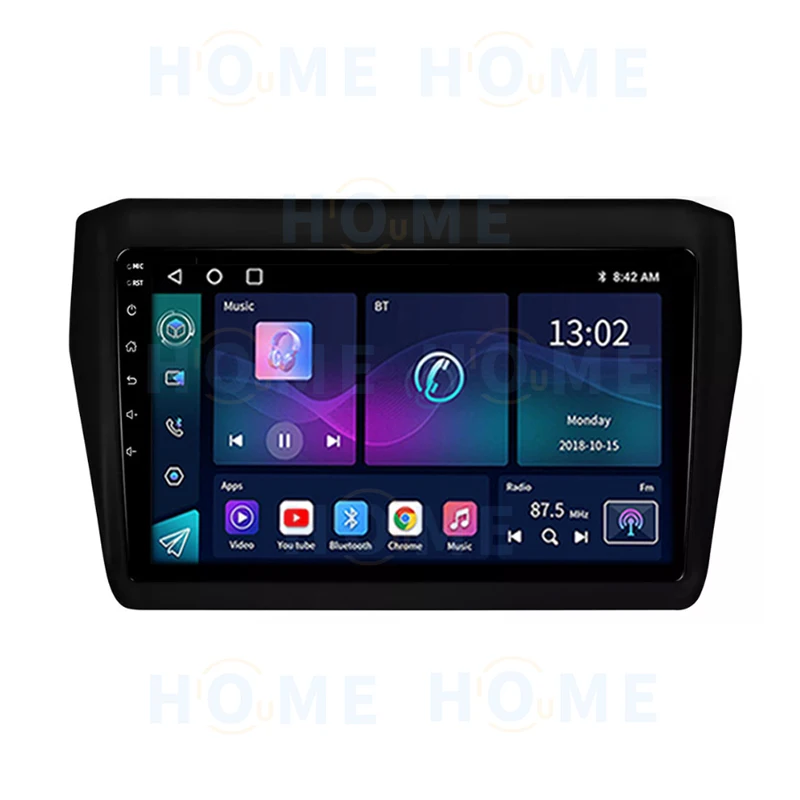 Автомагнитола Carplay 2 Din Android 10 для Suzuki Swift 2017 2018 2019 2021 2023 навигация GPS Мультимедиа по заводской цене