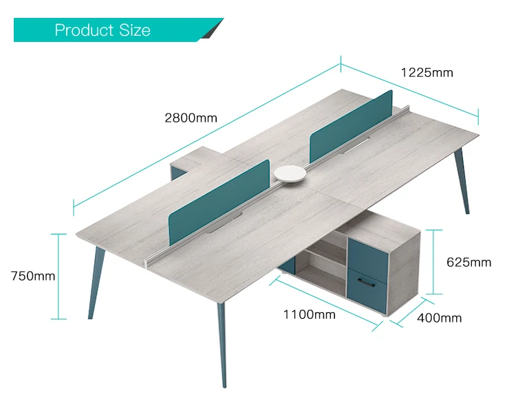  Office Furniture Desk For Workstation 2 4 6 Seater