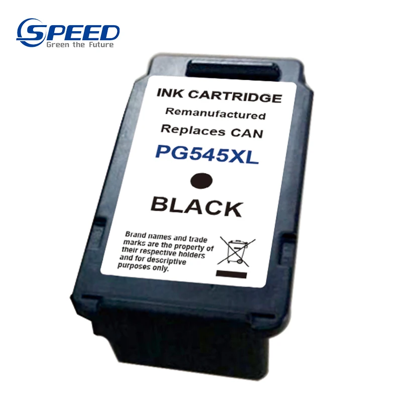 Восстановленный картридж для чернил SPEED PG545XL 16,5 мл BK, замена для Canon Pixma iP2700/2702