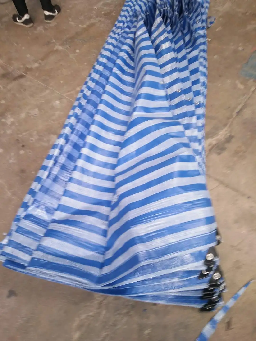 MILLION eyelets for plastic tarpaulins polyethylene heavy duty tarpaulin waterproof hdpe  stripes tarpaulin roll 160m