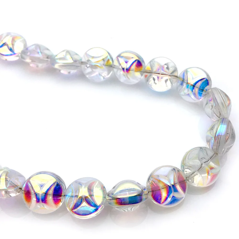 Many Colors Wholesale And Retail Professional Glass Beads Wholesalers Flat Round Disc Beads
