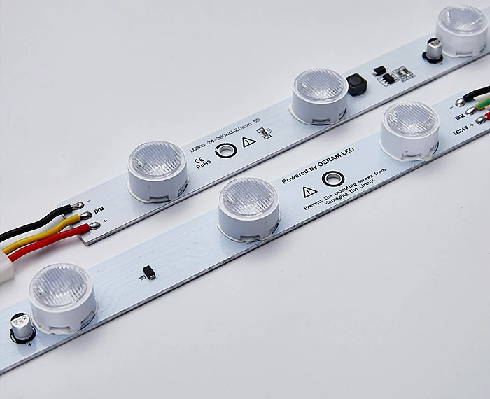 Famous brand high power bright rigid 3W SMD 3535 LED strip edgelight bar for single and double sides illumination lighting