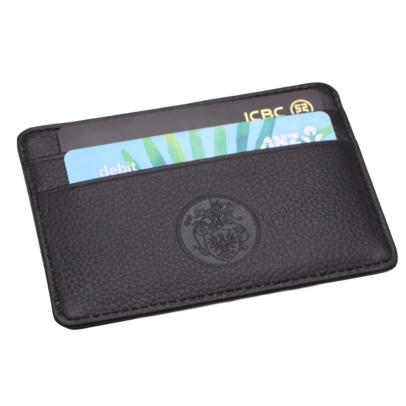  Лидер продаж зажим для денег деловой Карманный подарок кожаный тонкий rfid бумажник держатель