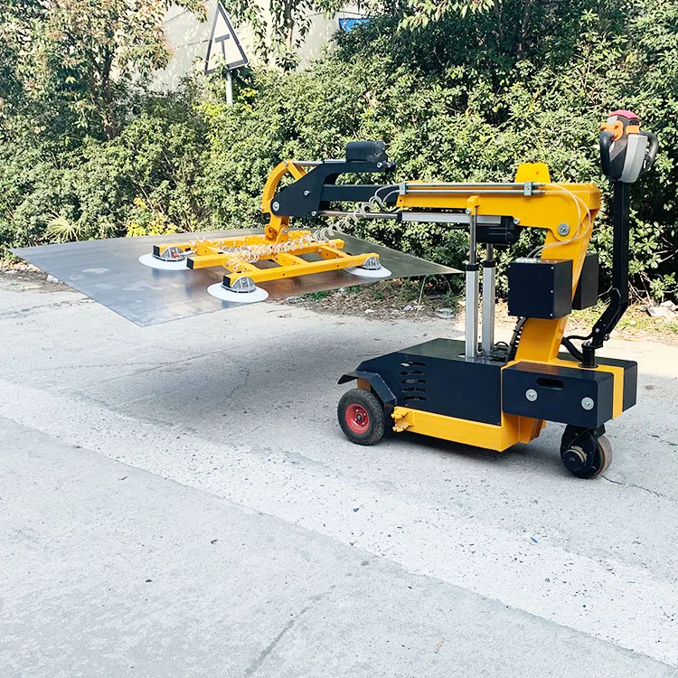 300kg 600kg 800kg Electric Granite Marble Slab Glass Plywood Lifting Equipment Mobile Suction Cups Vacuum Lifter