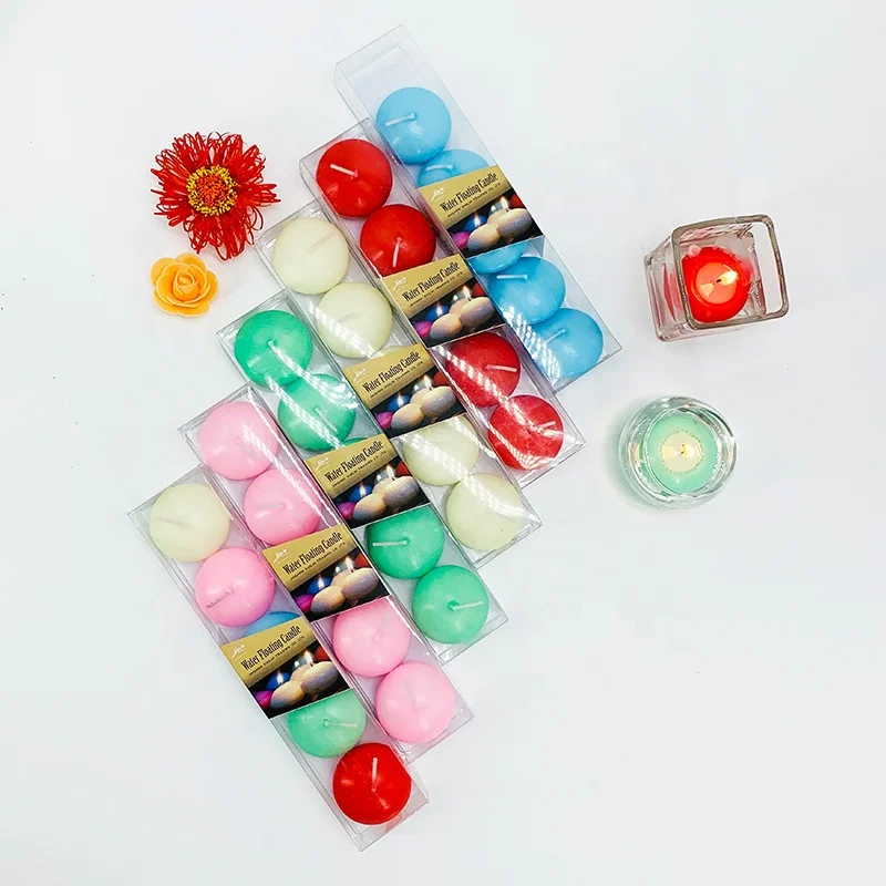 Wholesale perfume floating candle set for  wedding, party, votive occasions with custom private label