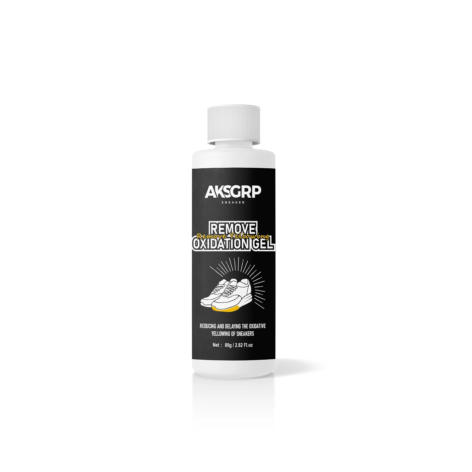 AKSGRP  White shoes to yellow cream to oxidation wash whitening cleaner shoe yellow remover gel