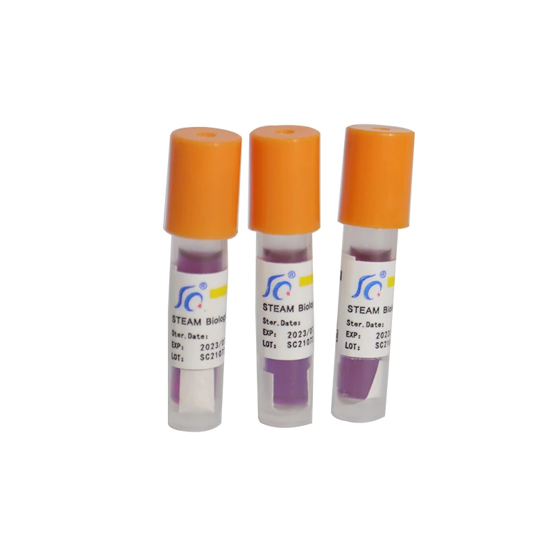 Factory production wholesale steam vacuum sterilizer consumables biological indicators