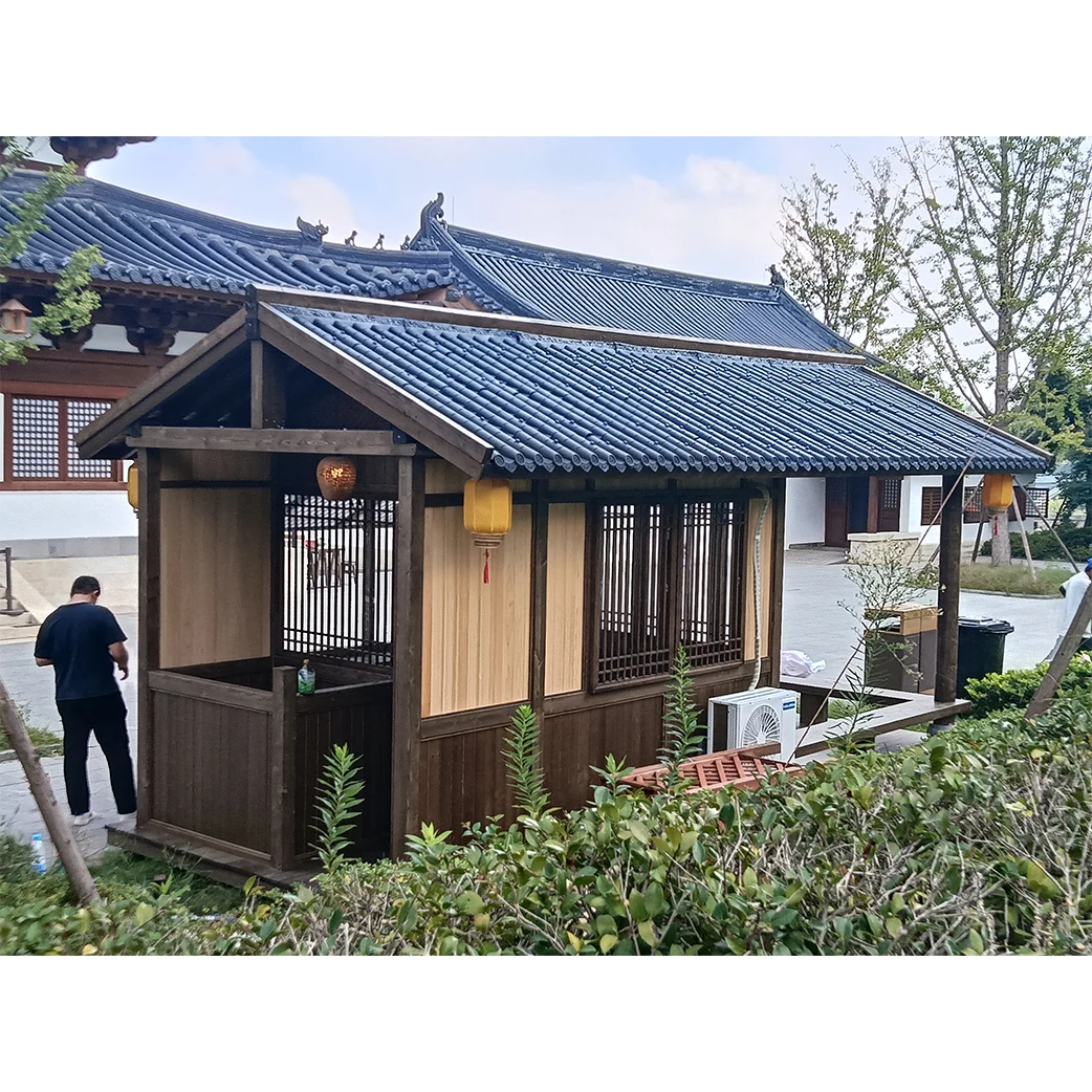 Wooden Pavilion Traditional Style Wood Gazebo Easy Assembled Gazebo