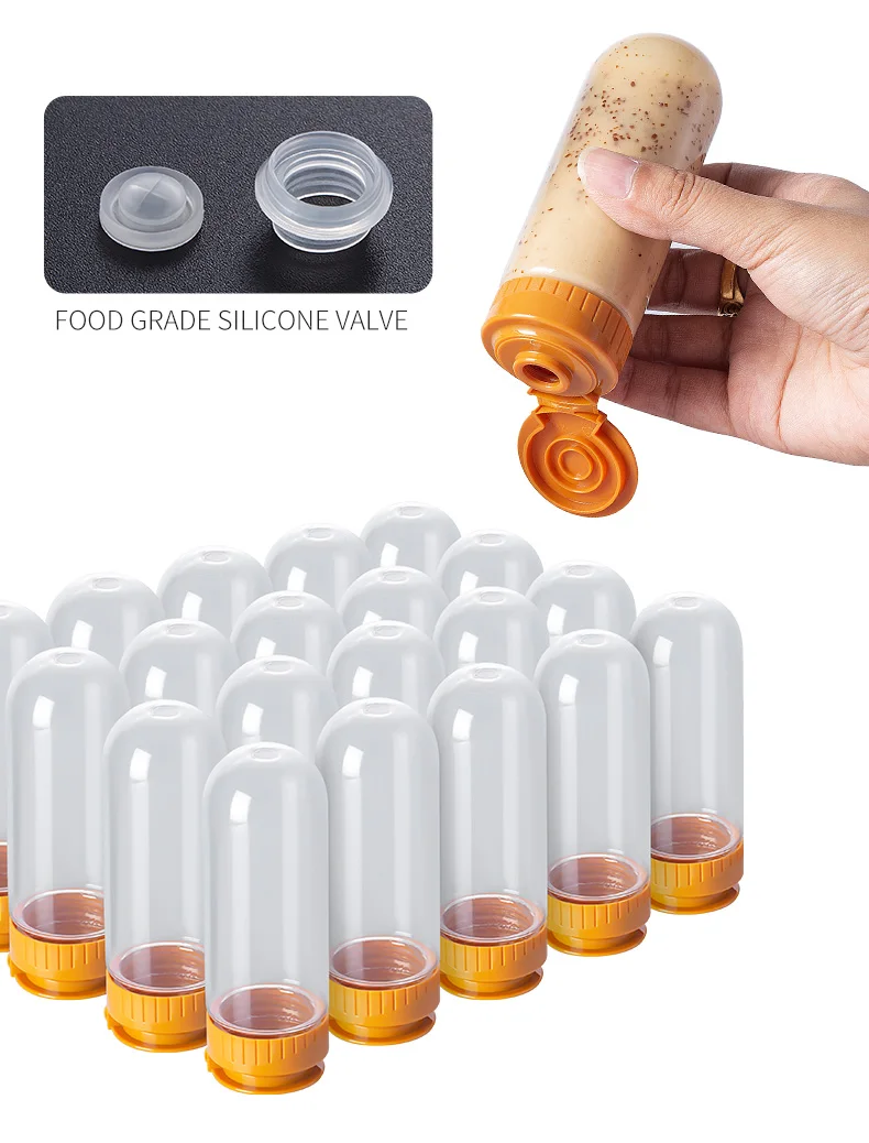 hot selling food grade plastic sauce squeeze bottles plastic squeeze sauce bottle packaging containers