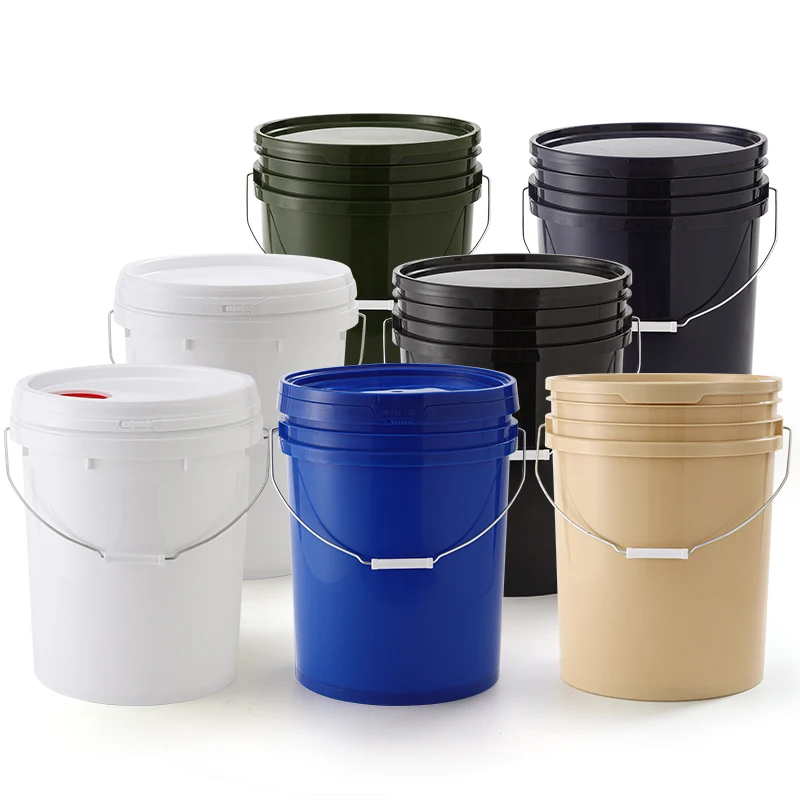 BPA Бесплатная еда, градее1l 2L 4L 5L 8L 10L 12L 15L 17L 18L 20L 25L пластиковые контейнеры для контейнеров с крышками
