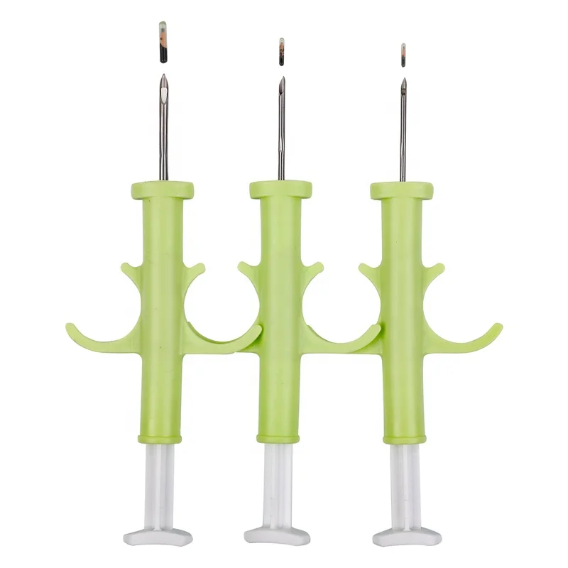 CMRFID игольчатый приемопередатчик радиочастотной идентификации температуры микрочипа шприц для имплантации животных микрочипы для собак