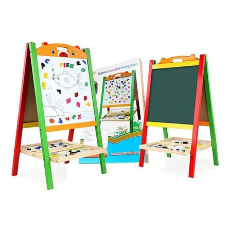 Детская головоломка обучение обучению школьному художественная доска Обучающие игрушки деревянная многофункциональная Двусторонняя для рисования ролевые детей