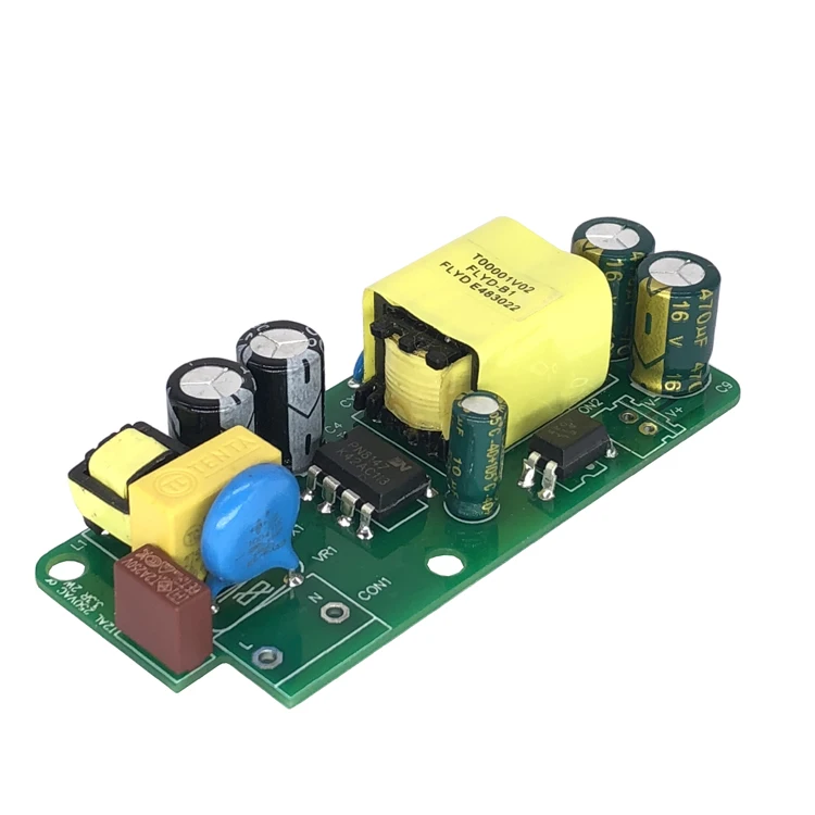 Factory new customized ac to dc open frame din rail mounted 5V2A 12V1A power supply for led lights for smart housing