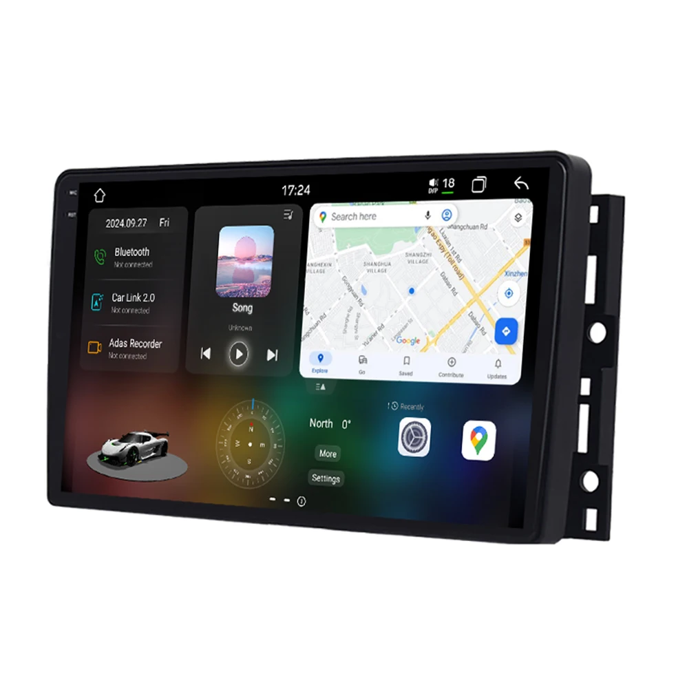 Автомагнитола 2 din для автомобиля android carplay Chevrolet Traverse GMC Универсальный 10 дюймов GPS навигатор головное устройство авто радио с Carplay