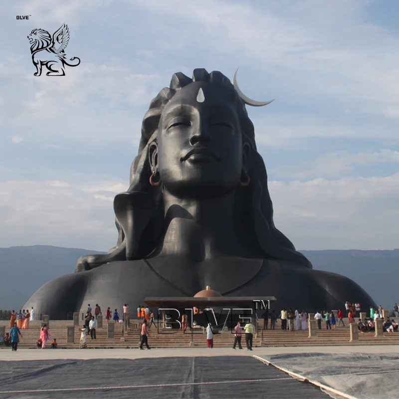 BLVE Custom Giant Large Outdoor Project Bronze Indian Religious Sculpture Large Bronze Hindu Lord Shiva Statues