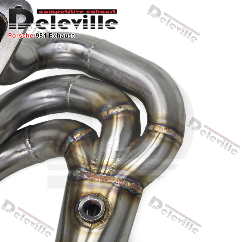 Stainless steel exhaust pipes For PORSCHE 981 Cayman/Boxster 2.7/3.4 2012-2015 Racing Car Exhaust System  Exhaust Manifold