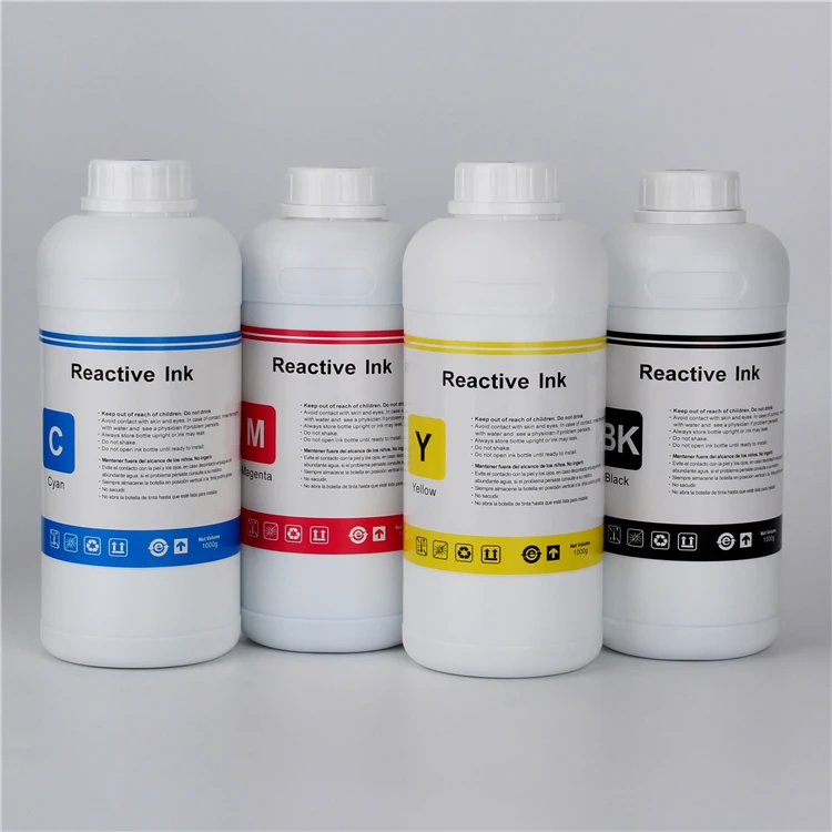 reactive dye ink for digital textile printing on benner cloth cotton leather