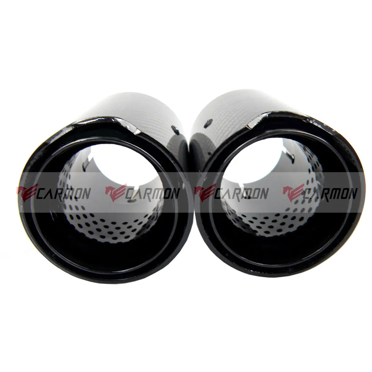 Black Coated M Performance Carbon Fiber Exhaust Muffler Tips For BMW M2 F87 M3 F80 M4 F82 F83 M5 F10 M6 F12 F13
