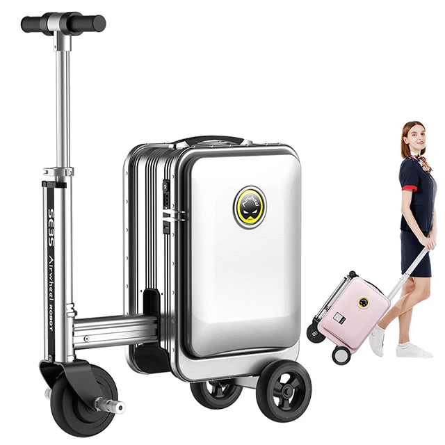 Airwheel 2023 Smart Suitcase Effort Saving Automatic Follow Luggage Trolley Scooter Suitcase with SE3S port