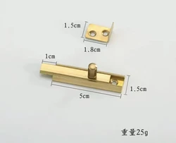 Furniture hardware bolt brass antiqued 2 inch Latch for door and window