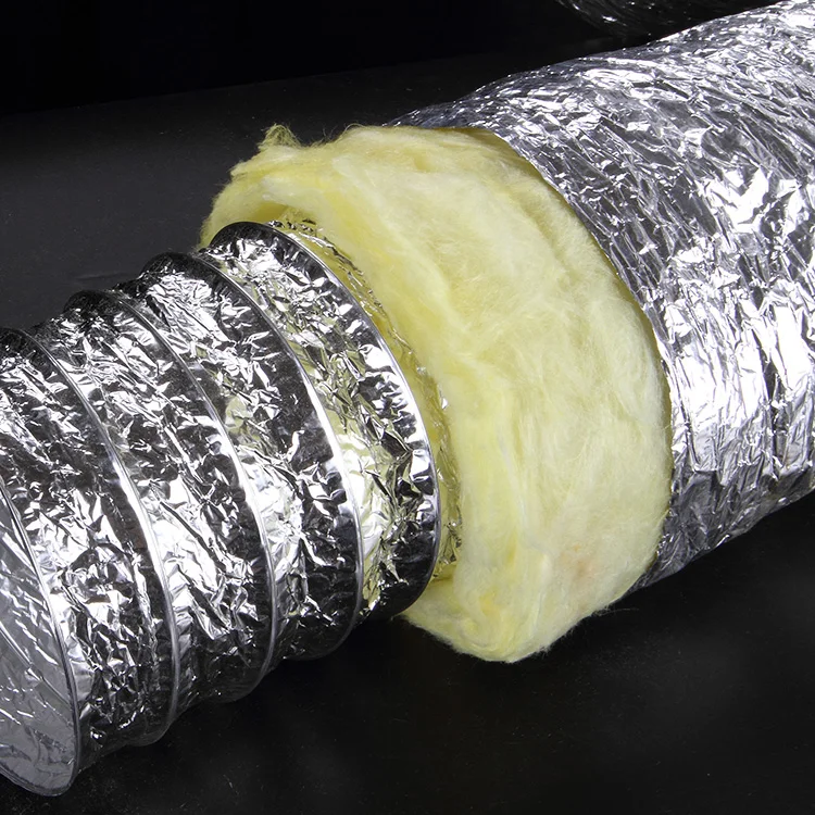 Different types duct fiberglass insulated duct fast delivery