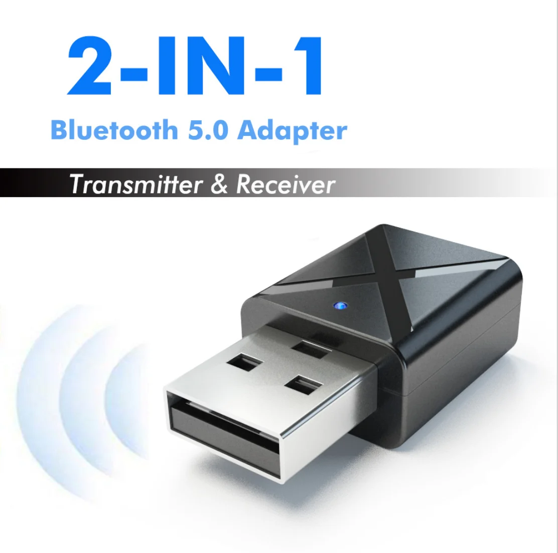  Аудио приемник Blue tooth 5 0 передатчик мини стерео синий зуб AUX RCA USB разъем 3 мм для ТВ ПК автомобильный комплект беспроводной