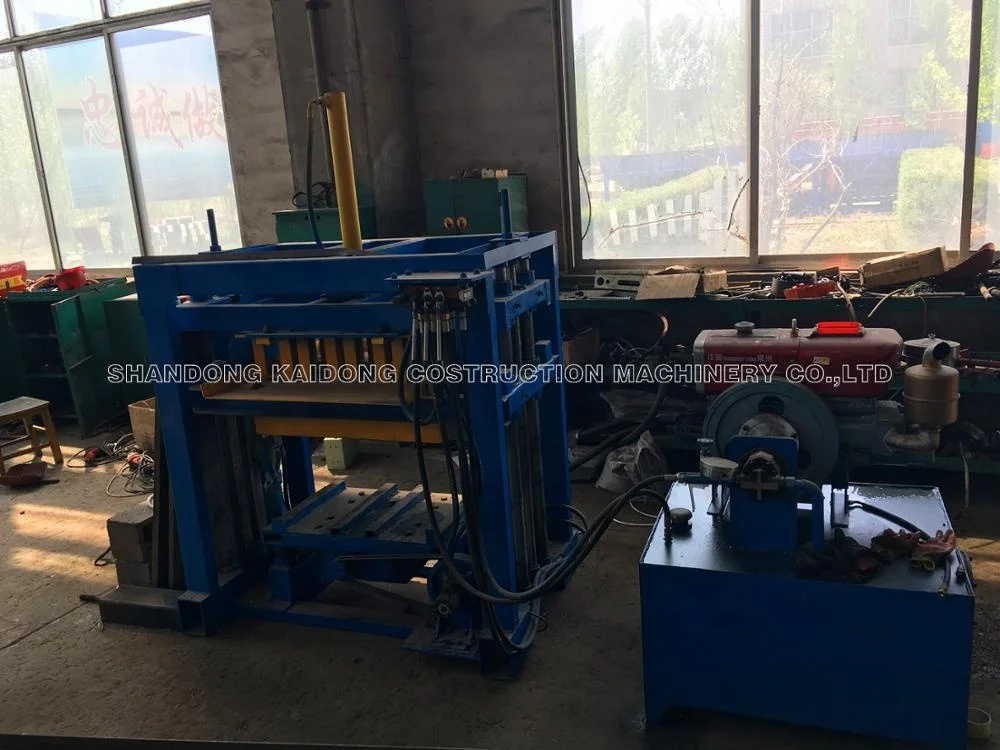 Low Cost Small Diesel Engine Concrete Hollow Block Making Machine Manual Brick Block Making Machine Price For Sale