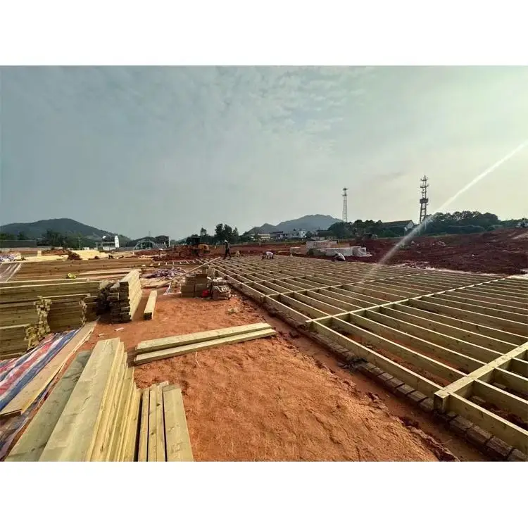 Hot Sale Three Bedrooms Italy Designs and Layout Prefabricated Houses Made of Wooden House Structures