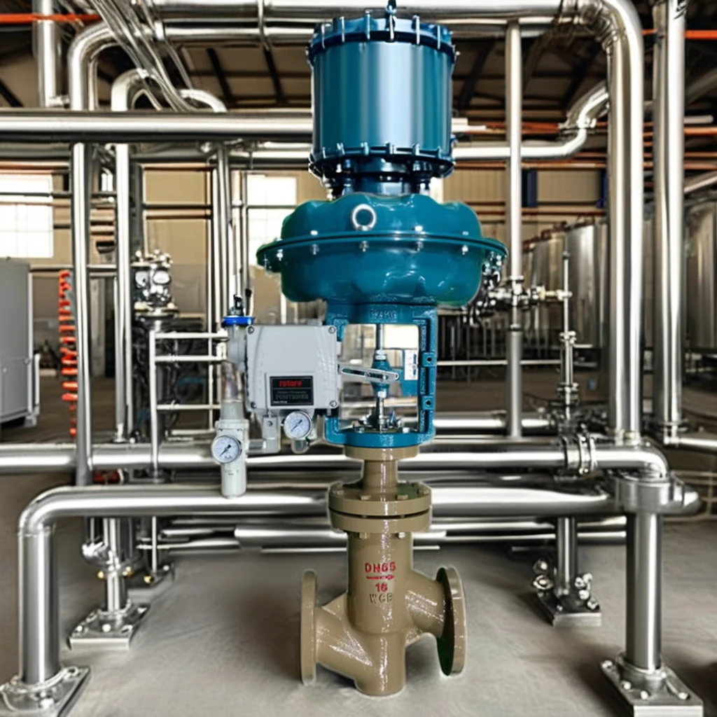 Pneumatic Flow Pressure Regulator Control Valve