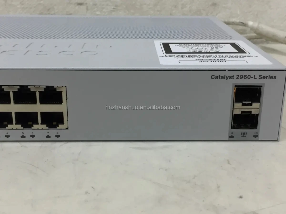WS-C2960L-16PS-LL 2960-L Switch 16 port GigE with PoE 2 x 1G SFP LAN Lite