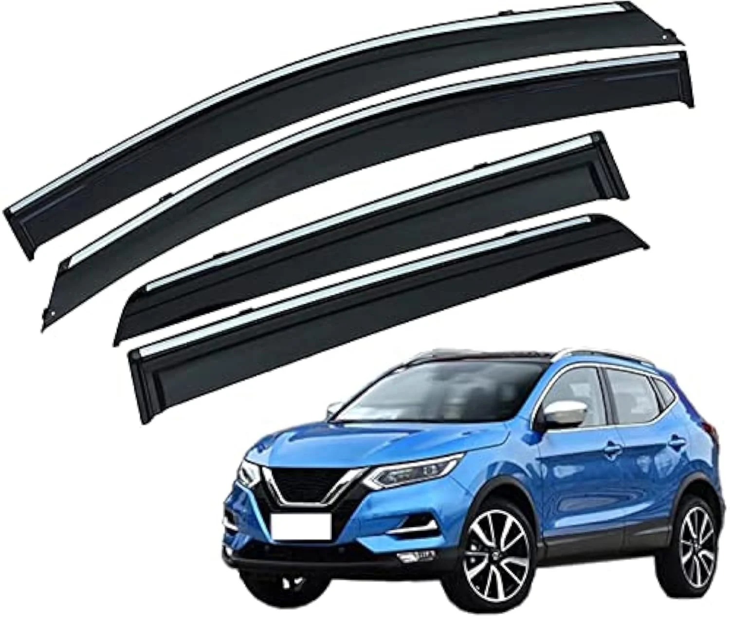 Отклонитель бокового окна YCSUNZ козырек от дождя для Nissan Qashqai j11 аксессуары