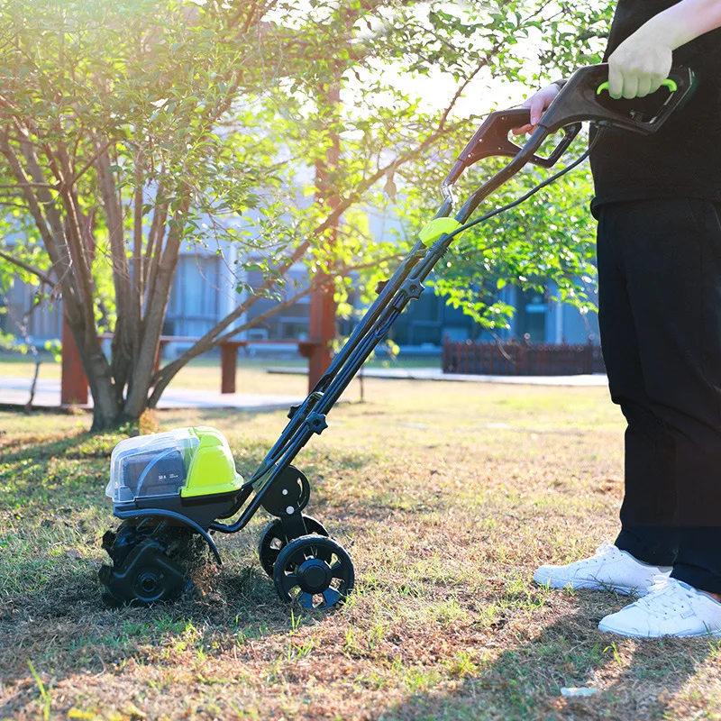 Double 40V Li-ion battery powerful multi-function agriculture and garden mini loosening tiller cultivator