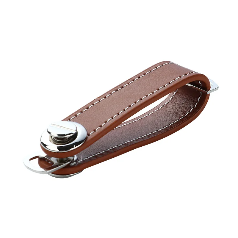 Fashion Car Key Pouch  Keyring Collector Pocket Key Chain Key Organizer Smart Leather Keychain