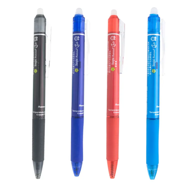 Hot sale new school erasable pen with eraser for stationery set