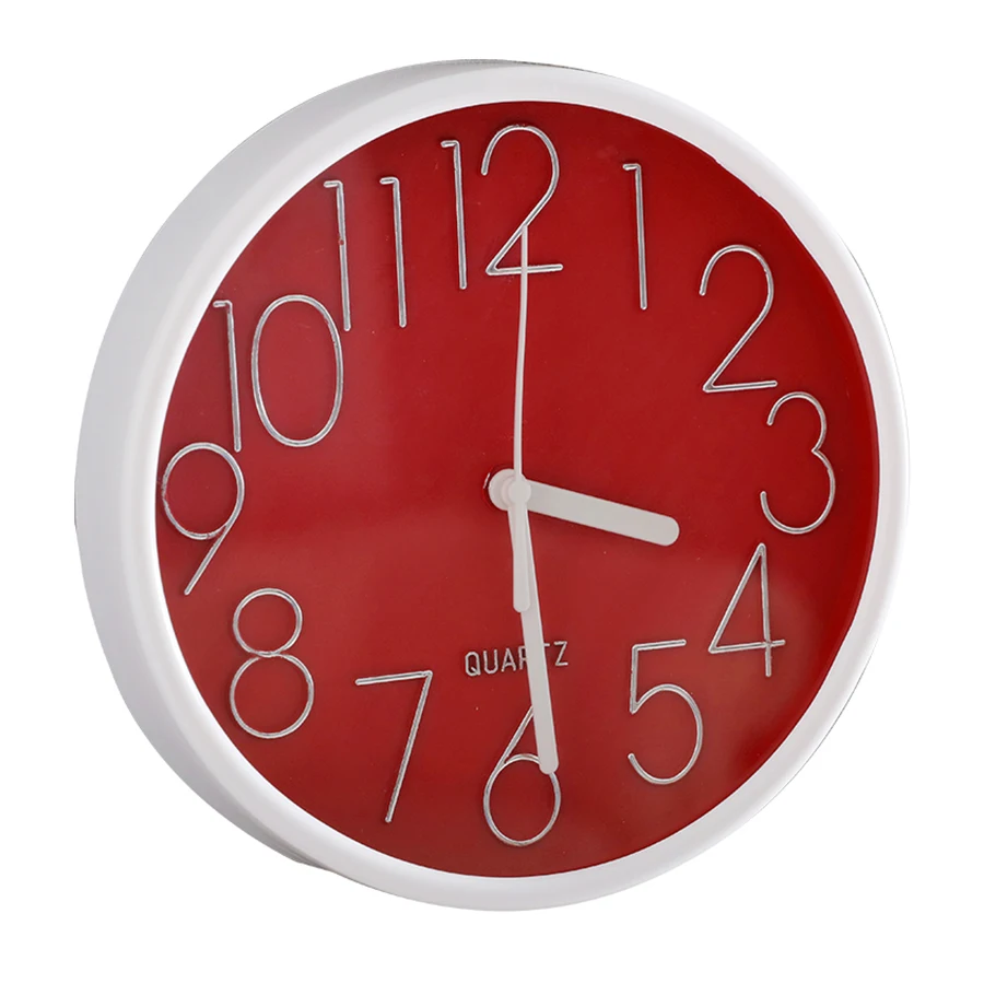 8 Inch Quartz Clock Plastic Antique Designer Watches Home Decor Living Room Bedroom Silent Wall Clocks Modern Art Design