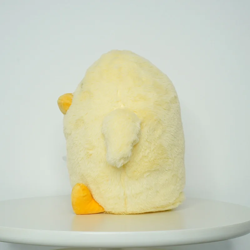 2022 soft cartoon meme  toy plush yellow duck with knife animal stuffed  toy