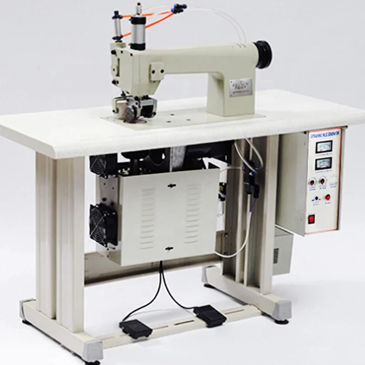 Dual Motors Ultrasonic Sewing Machine for Surgical Gown Bra Cup Disposable Mask Embroidery Lace Making Fabric