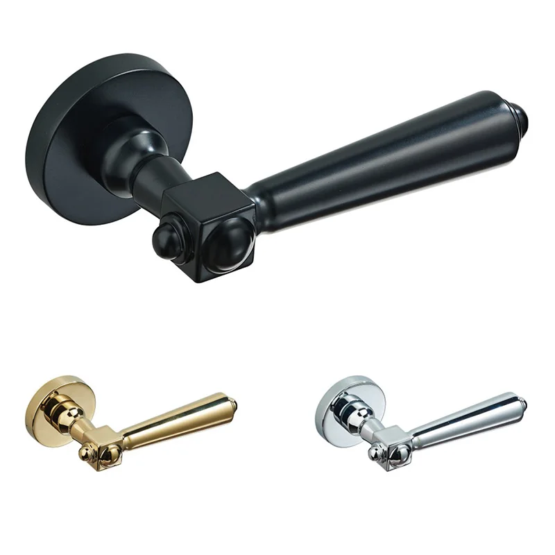 Luxury door handle gold zinc alloy material villa European style handle beautiful luxury handle
