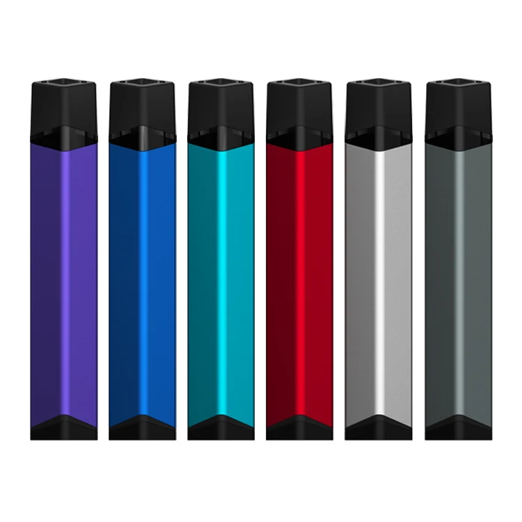 Box package 1.2ml refillable cartridge vape device no leaking vape pen pod system kit