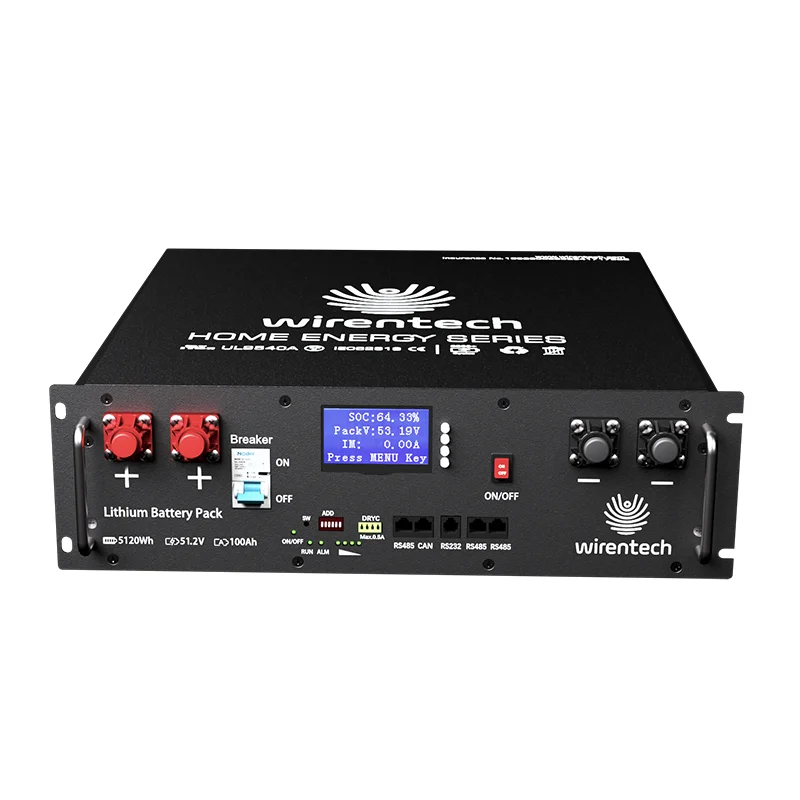 51.2V 100Ah Backup Off Grid Solar Storage Home Battery High Voltage Lithium ion Batteries 5.1KW 48V Pallet Battery