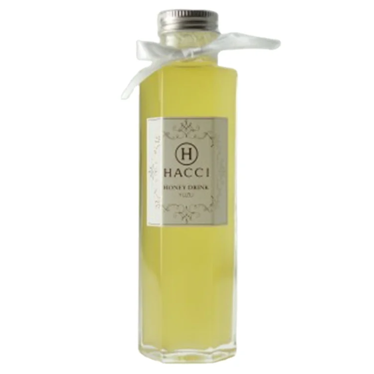 
Unique shape high transparency 300ml syrup honey glass bottle jar 