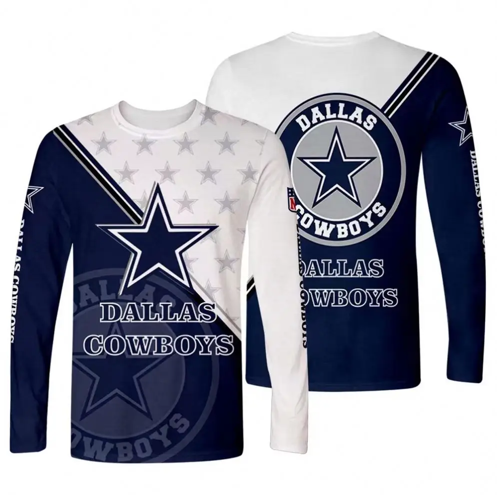 2022 New Style 32 NFL Football Teams Men Long Sleeve T Shirts Customized Wholesale Jerseys Sportswear