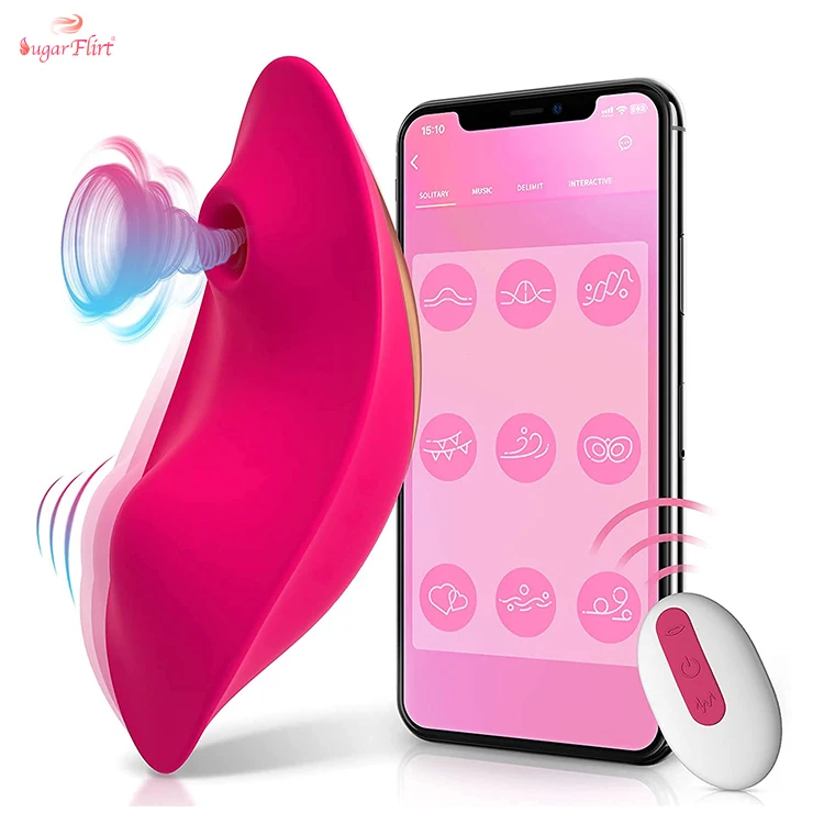 Новые беспроводные секс-игрушки с дистанционным управлением по Bluetooth носимые вибрирующие трусики для точки G киски клитора сосущие Вибратор