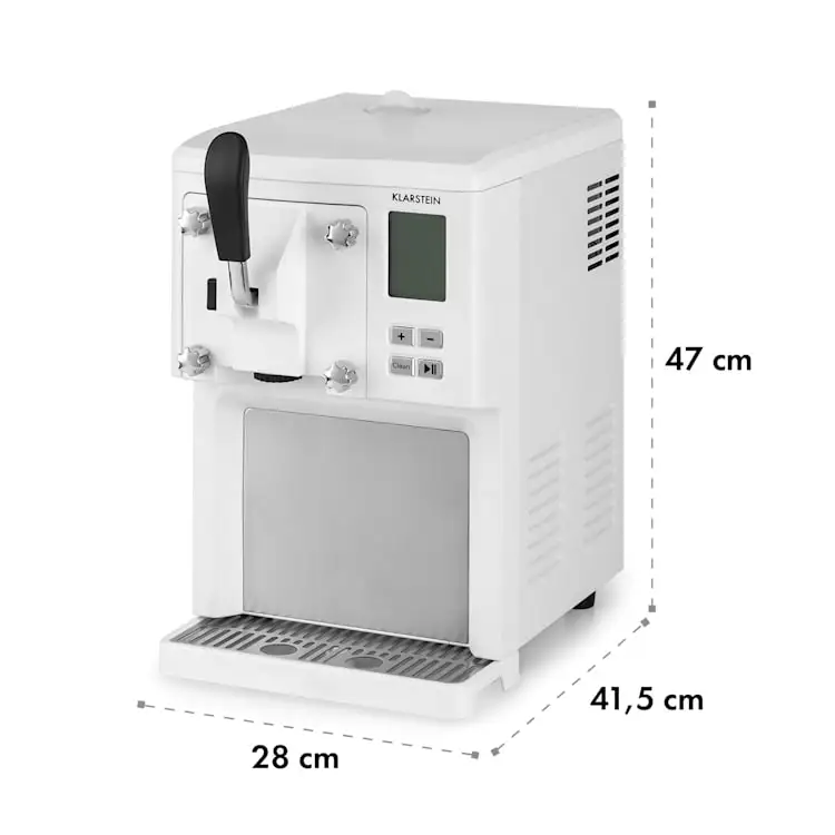 2024 New Soft Ice Cream Machine Commercial Standing Ice Cream Maker 200W Soft Serve Ice Cream Machine
