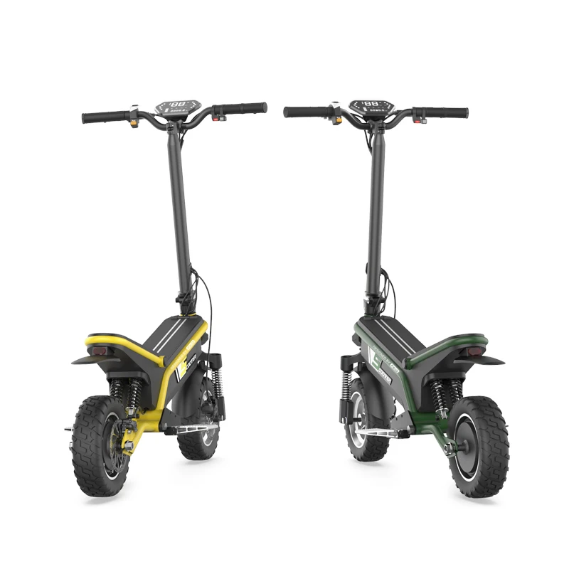 EU warehouse PXID F1 500w 10inch electric scooter with seat for heavy adults  and peadals for standing up multiple choice