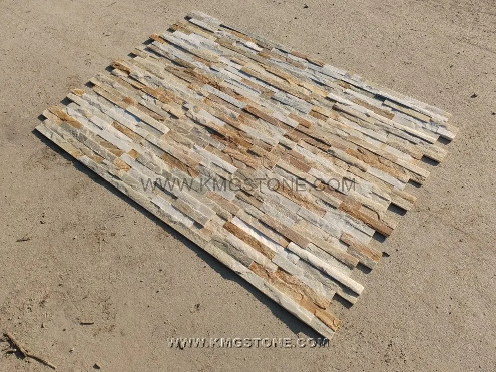 Modern Rustic Exterior House Tile Wholesale Natural Slate Stone Wall Cladding Split Finish Antacid Erosion Culture Stone Block