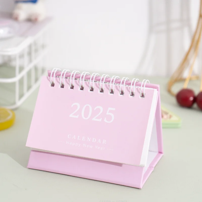 Hot Sell PU Leather Vertical Mini Desk Calendar Leather Calendar Compact Calendar for Home Office