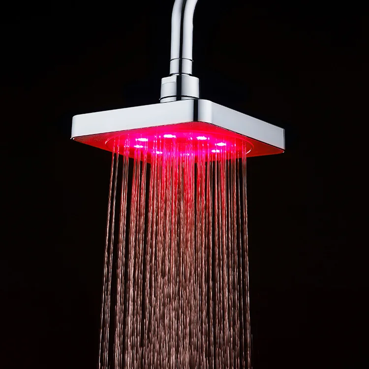 6-inch led shower head self generating colorful self changing shower head