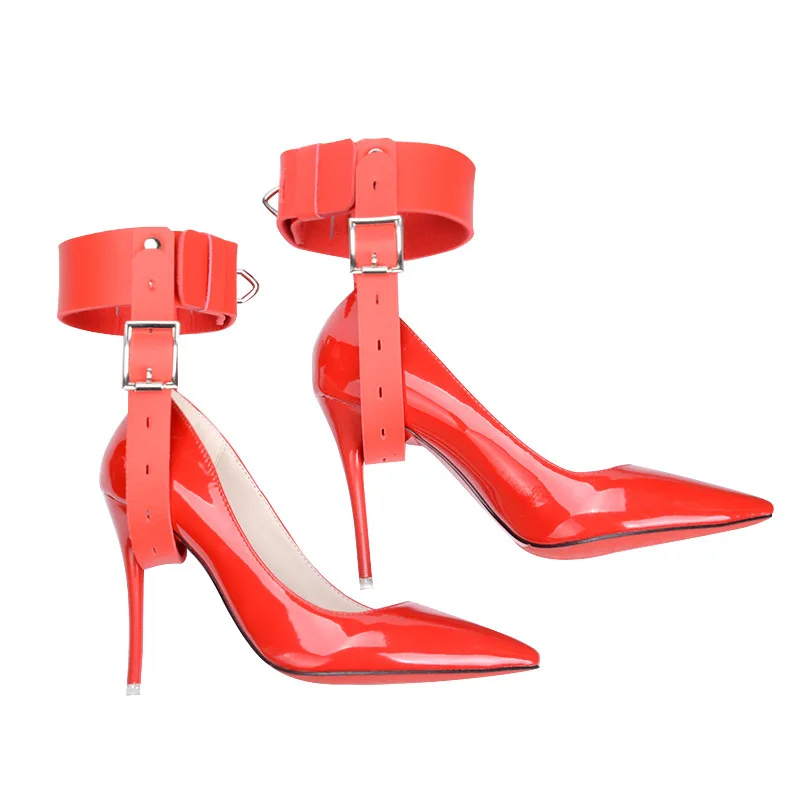 Adult Games BDSM Bondage Anklet Restraints Sex Handcuffs with Buckle Foot Hand Cuff Slave Games Adult Sex Toys for Couples
